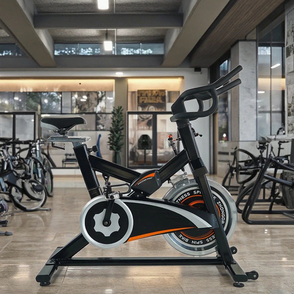 

Professional Commercial & Home Use Indoor Fitness Steel & Metal Cycling Gym Bike Bicycle Magnetic Exercise Spin Bike