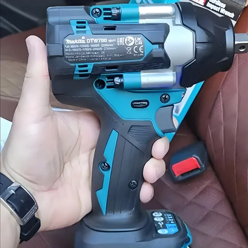 

New Makita DTW700 1000N.M Torque Brushless Electric Impact Wrench Cordless Electric Drill 1/2"Wrench Power Tools For 18V Battery