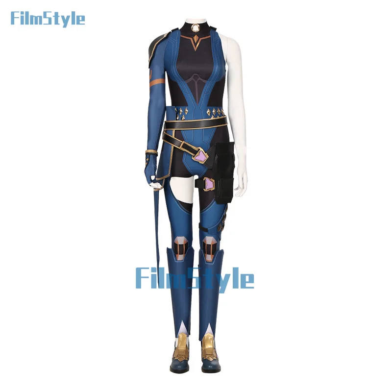 

Game Valorant Cosplay Reyna Costume Halloween Carnival Outfit Adult Women Fancy Party Suit For Custom PU Leather Jumpsuit