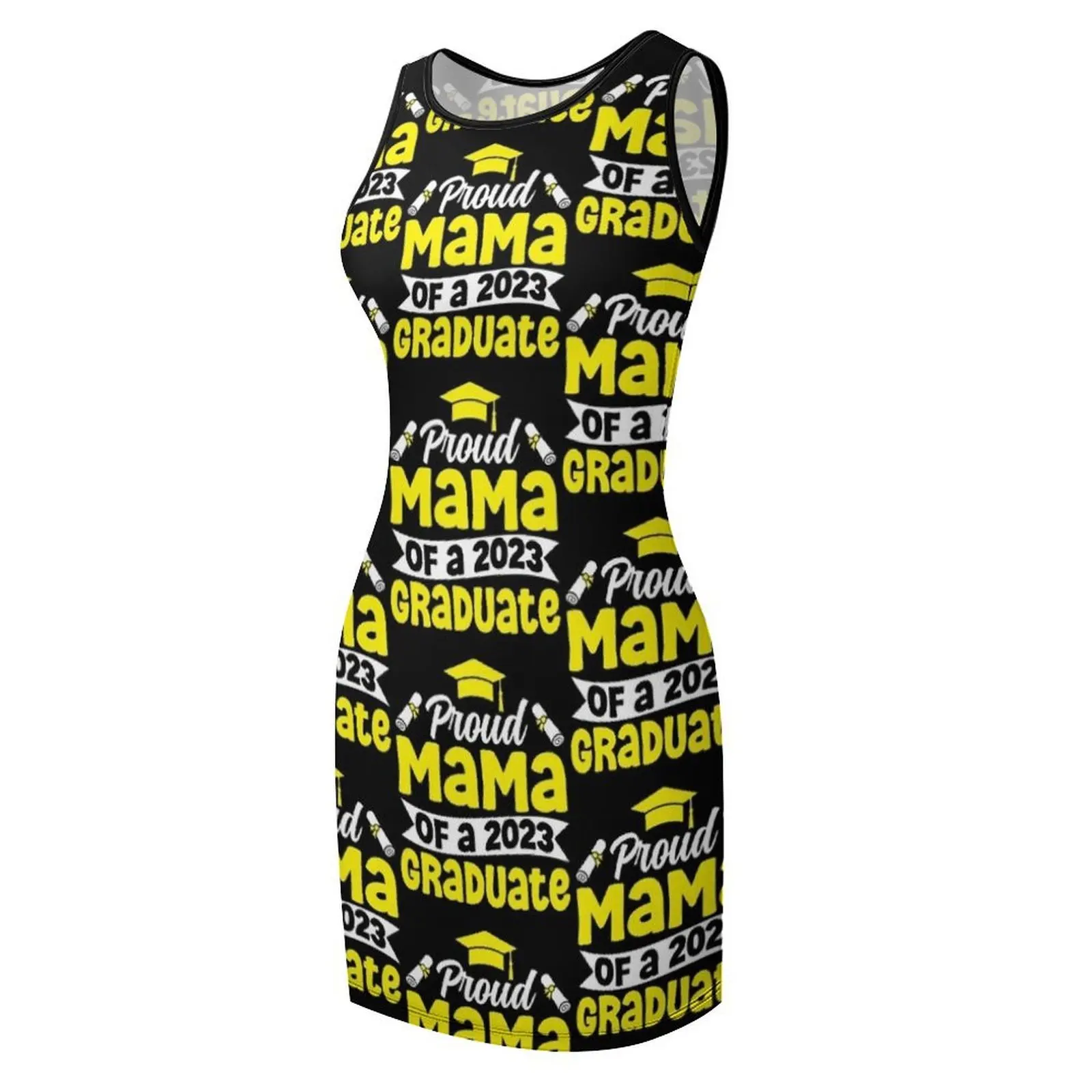 Mamma orgogliosa di una maglietta per laureati 2023, vestito estivo senza maniche, abbigliamento estetico, abiti in stile coreano