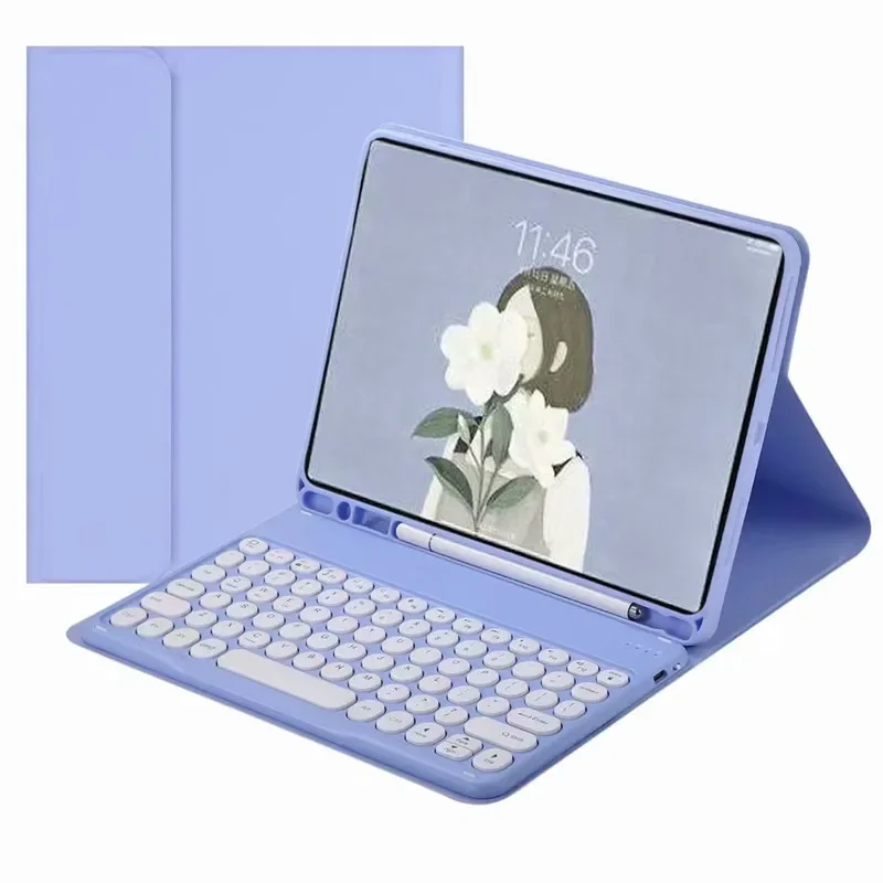 Keyboard Case for Samsung Galaxy Tab S10 Plus Case 12.4 Inch SM-X820 SM-X826B Magnetic Tablets Keyboard Cover Teclado Funda