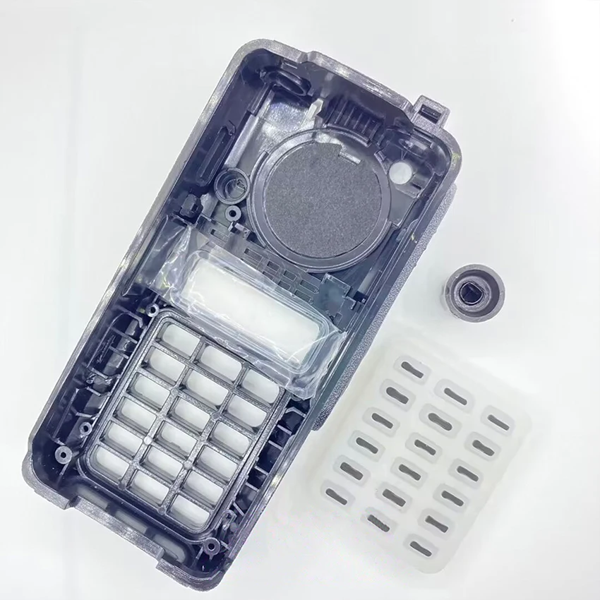 1Set Walkie-Talkie C2660 Front Shell Face Panel+ Knob Cap +Number Keypad Label Set for Motorola C2660 Accessories