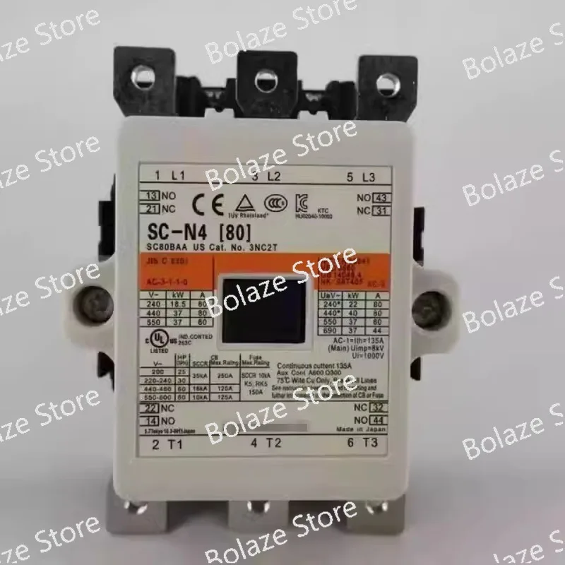 

Imported AC contact SC-N4/SE [80] DC48V Hitachi elevator contactor SC80BAS N5A