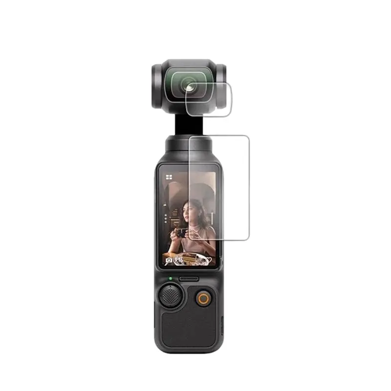 For DJI OSMO Pocket 4 Screen Protectors Camera Lens HD Tempered Glass