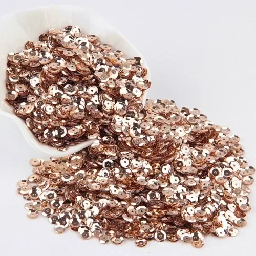 Round Cup Sequin 4mm Multi Color Sequins for Sewing Crafts