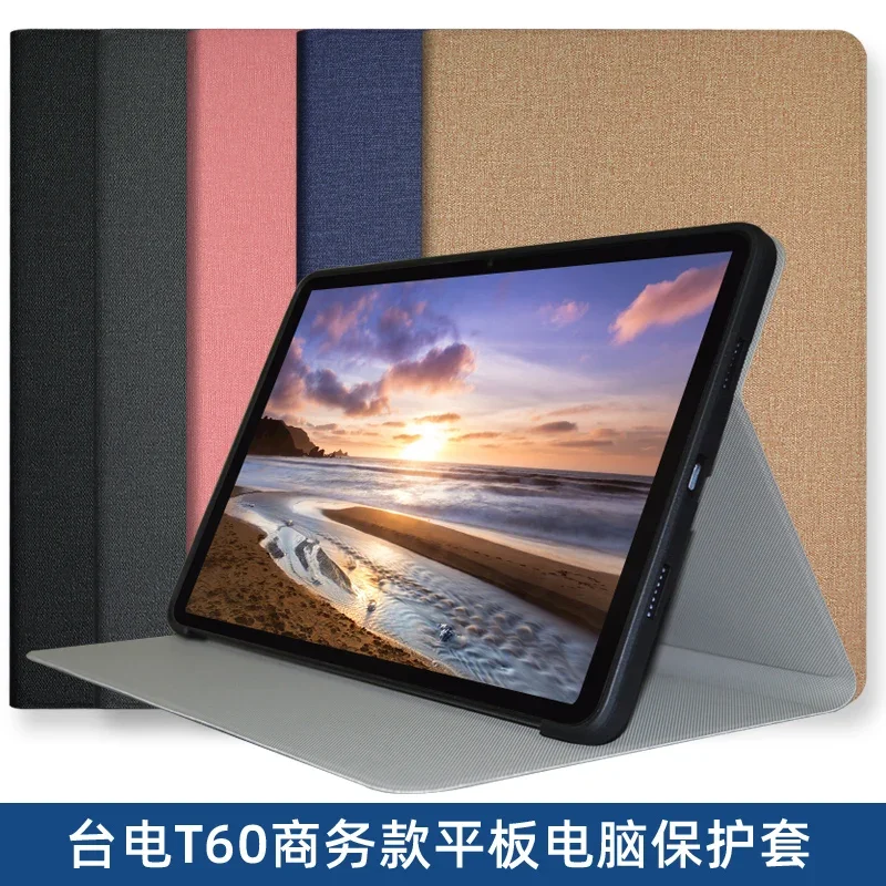 ソフトtpuバックシェル付きスリムなPUレザーカバー、teclast t60用ケース、12 "タブレット、pc、フリップブック、スマートカー、スリープ、ウェイクアップ