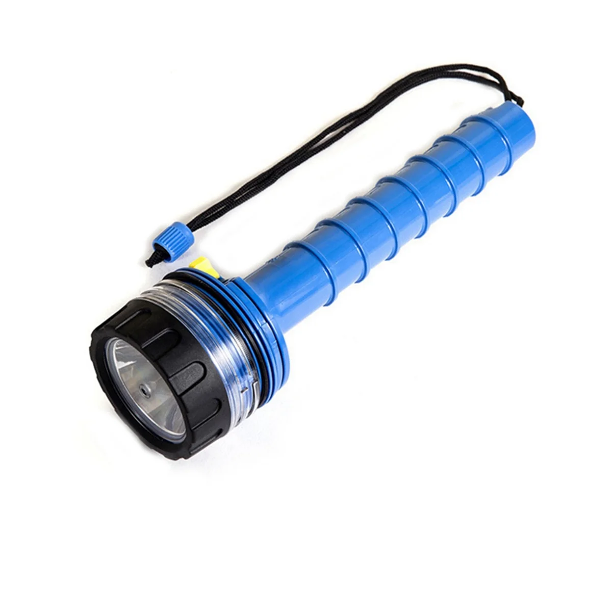 Scuba Diving Light Professional Powerful Flashlight Underwater Waterproof LED Diving Light,Long Shot Salvage Light, Blue