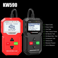 KONNWEI KW590 OBD2 Car Diagnostic Tools Support Multi-Brands Cars/Trucks Languages 12V Auto OBD 2 Code Readers OBDII Scanner