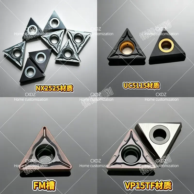 1 Box 10 Pieces TCMT110208 090204 16T304 VP15TF NX2525 UC5115 Carbide Insert Turning Tool Holder