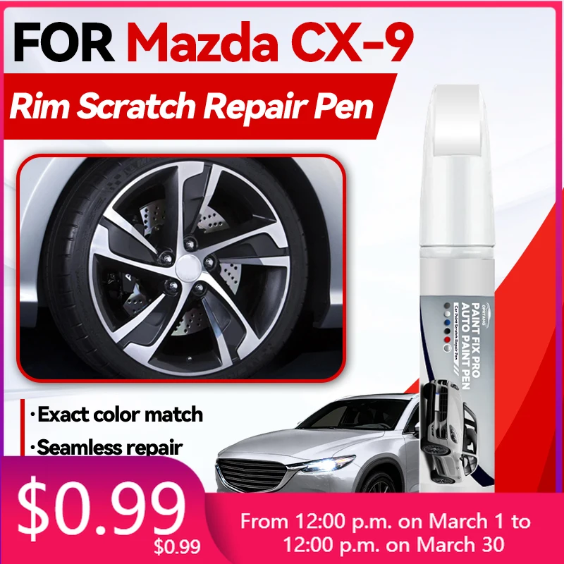 

Карандаш-корректор для подкраски автомобиля Mazda CX-9 2006-2025 TB TC, инструмент для ремонта царапин, аксессуары для авто