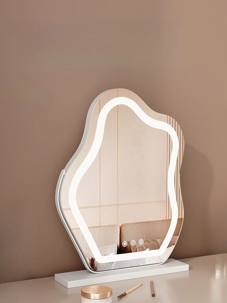 

Cloud makeup mirror, with lamp, desktop vanity mirror smart