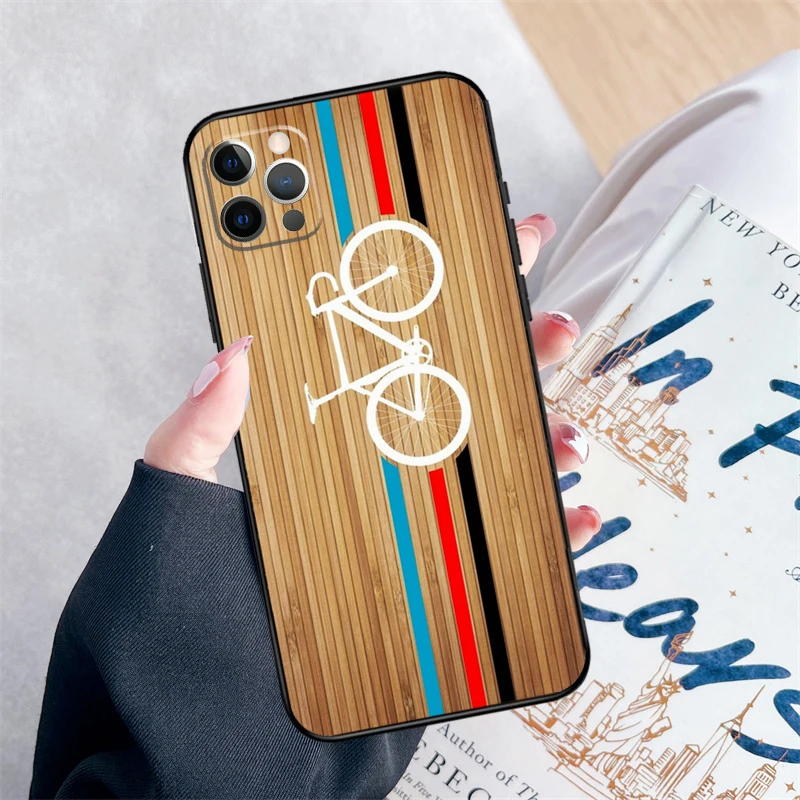 Mountain Bike Cycling Phone Case For iPhone 14 13 12 11 15 16 Pro Max Mini X XS Max XR 7 8 Plus Cover image 6
