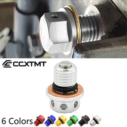 M12xP1.5 Oil Drain Plug Bolt Screw For Honda CRF CR XR 80 100 125 250 350 480 500 650L 1981-2013 CR125R CR250R 1974-2001 Parts