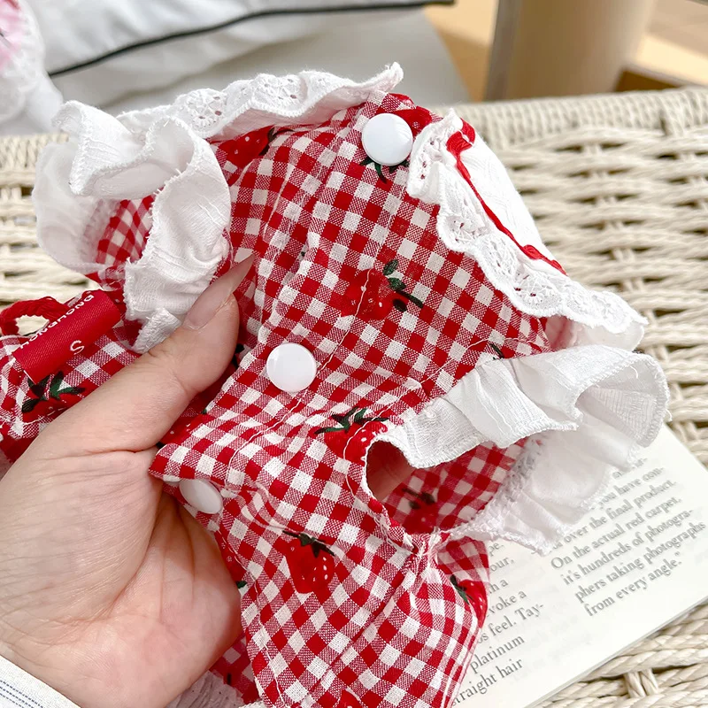 Vestido verano fresas para perros y gatos: Chihuahua y Yorkshire - imagen 4