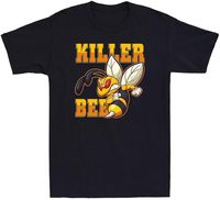 Awesome Bee Hornet Yellow Funny Gift Animals Men's Cotton T-Shirt  Unisex T-shirts  brand vintage oversized