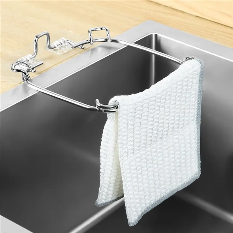 Sink Filter Drain Rack Stainless Steel Kitchen Sink Filter Mesh Bag Stand Waste Garbage Net Shelf Sink Corner Mesh Strainer