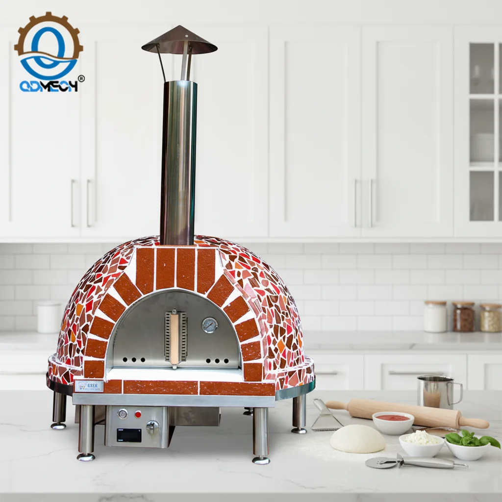 High Temperature Safe 750 Model Commercial Gas Pizza Oven Italian Commercial Pizza Oven for Hotel Kitchen