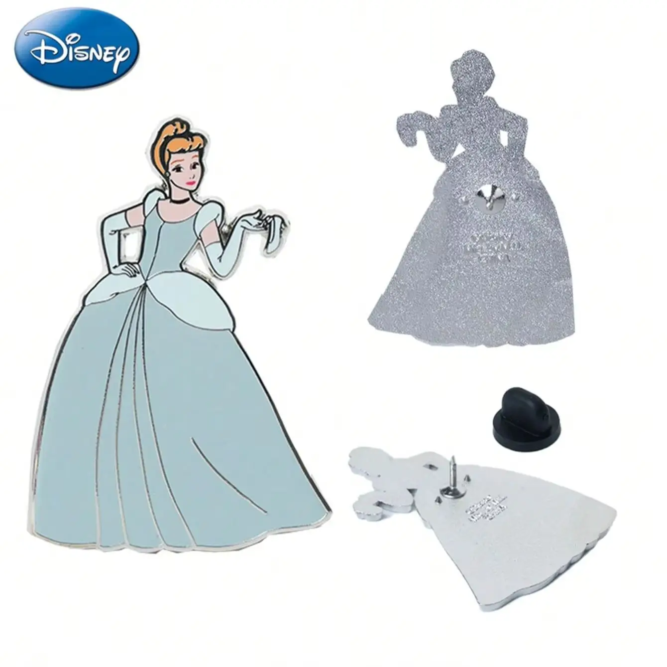 1 Stück offiziell lizenzierte Disney-Sammlerbrosche aus Emaille mit Prinzessinnen-Motiv, exquisites, süßes kleines Geschenk, modisches Accessoire – Detail 18