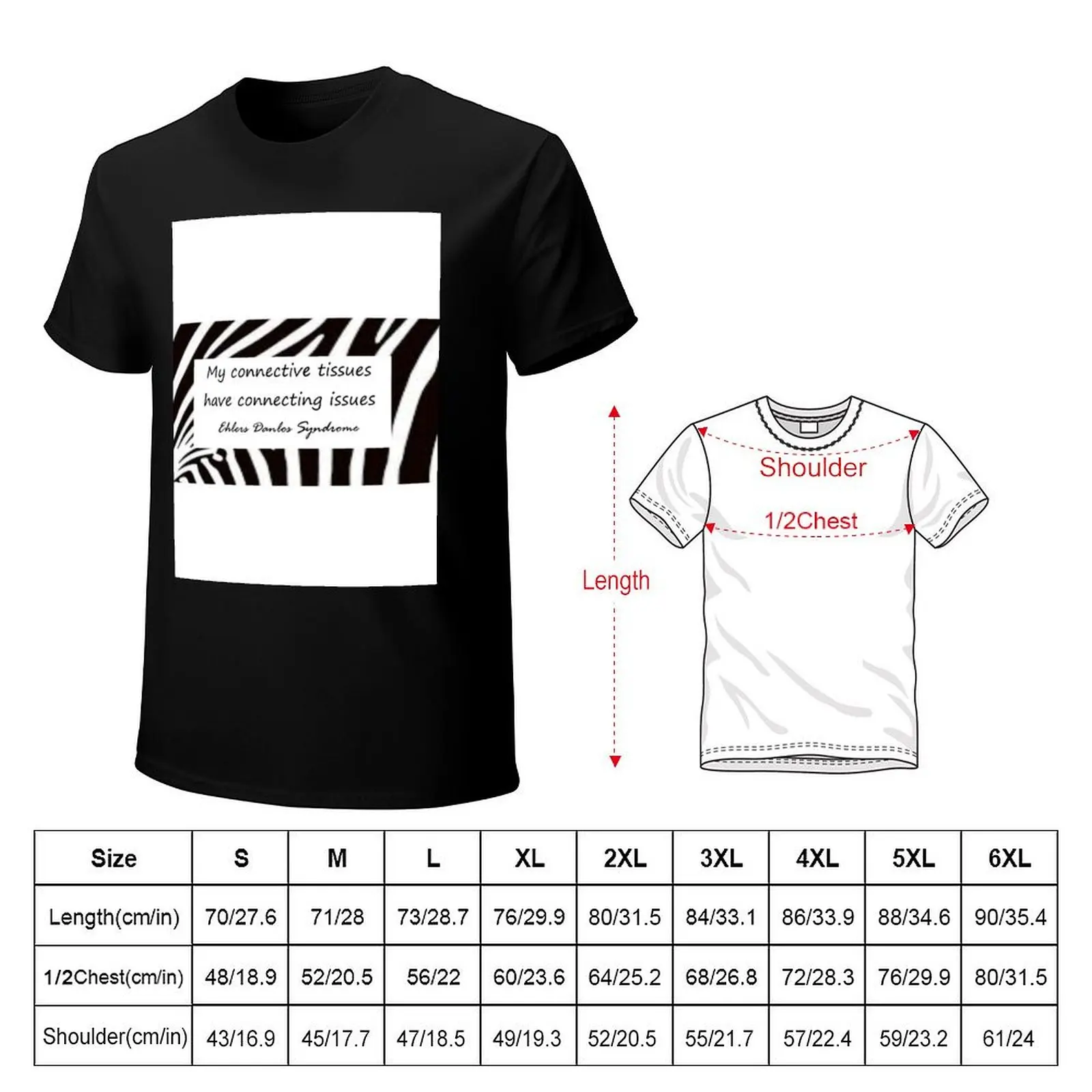 Connective Tissue Issues - Ehlers Danlos Syndrome T-Shirt Plus Size Outdoor Casual Top