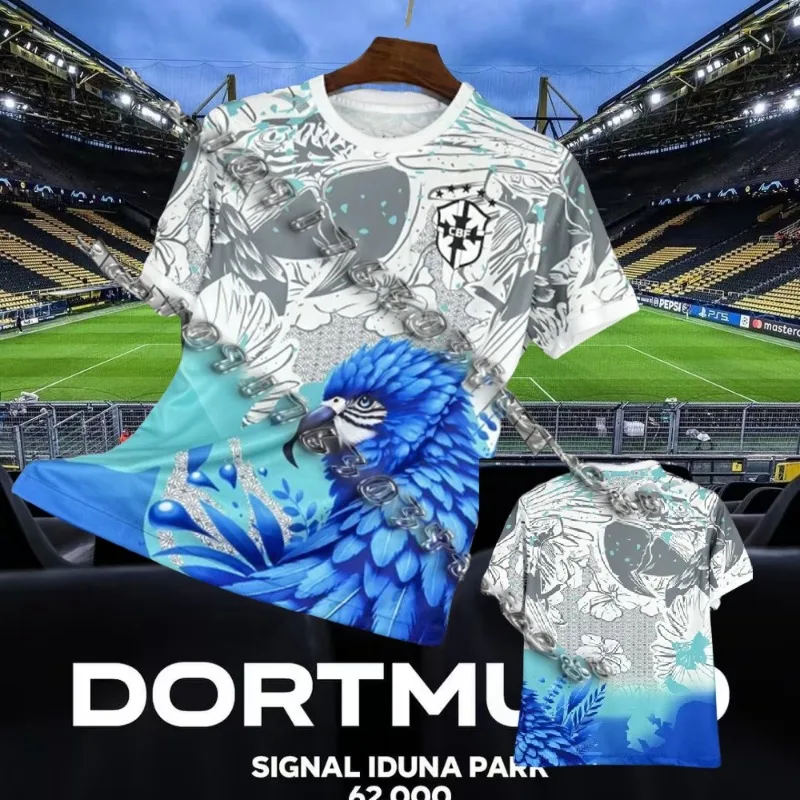 

The 2025 New Best-selling Brazilian Football Jersey Men's Jersey Special Edition Jesus Edition Quick-drying Sporty Neutral Top
