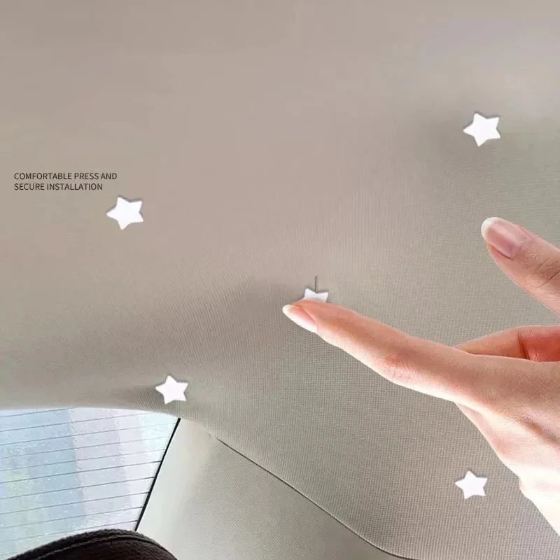 DIY Star Car Ceiling Decorations Removable Self-Stick Roof Styling Stickers