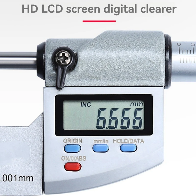 

2025 Новый цифровой дисплей 0,001 мм микрометр IP65 водонепроницаемый электронный цифровой штангенциркуль