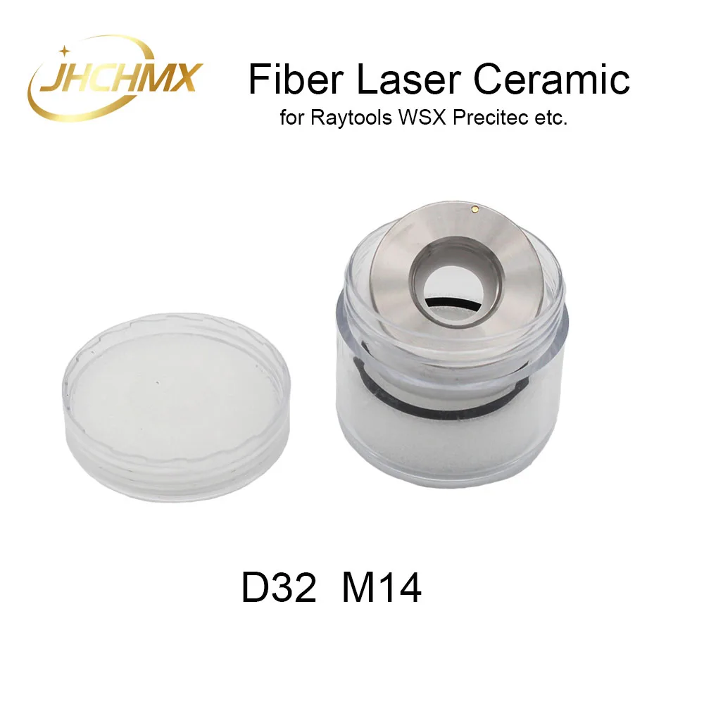JHCHMX Laser Ceramic Ring Nozzles Holder D28/32mm P0571-1051-00001 For Raytools Precitec WSX HSG Fiber Cutting Head Parts