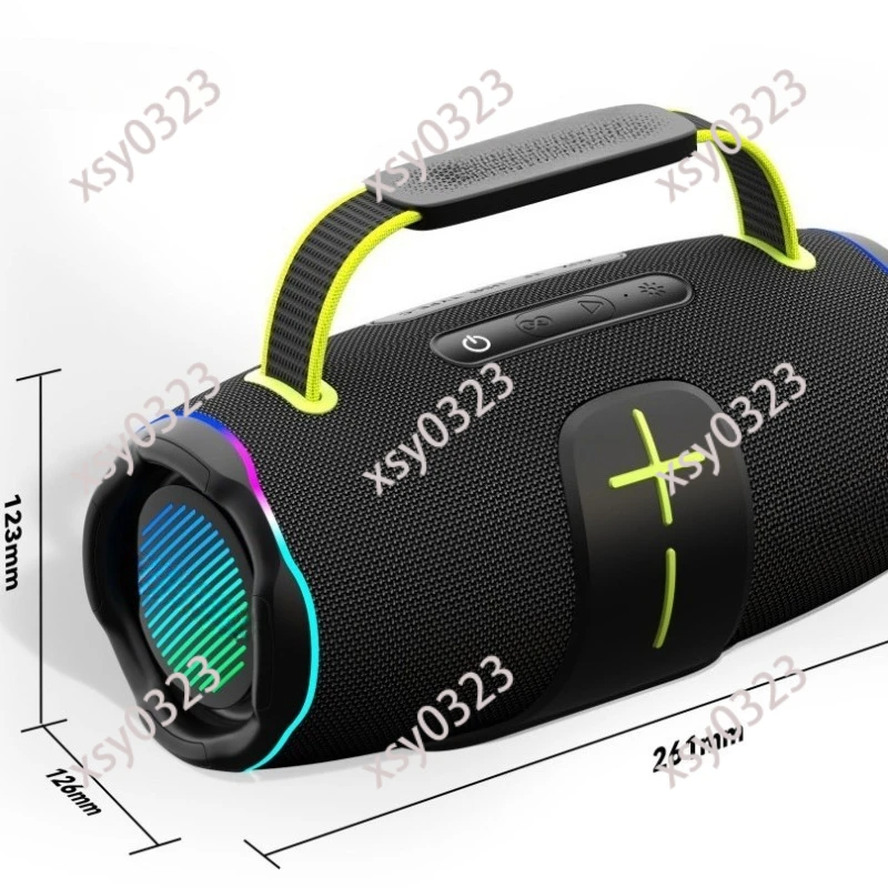 80W Bluetooth Speaker Outdoor Karaoke Subwoofer with Microphone And RGB Light for Party Sound System Wireless