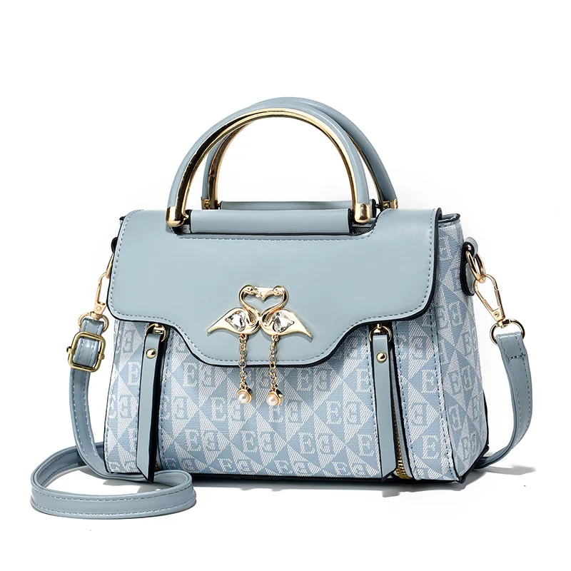 

Женская сумка, модная тенденция, однотонная сумка-тоут из искусственной кожи с тиснением, универсальные повседневные сумки через плечо на одно плечо для женщин