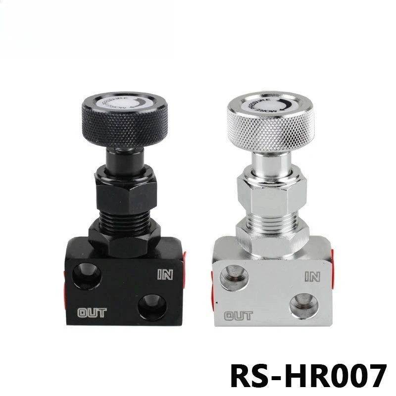 For Auto Modification Parts, Distribution Valve 1/8NPT Adjustable Proportional Bias Valve Aluminum Alloy