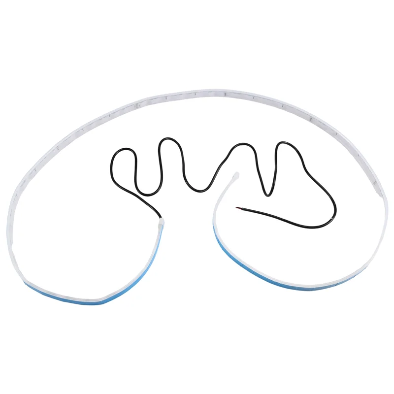 A58X-مقاوم للماء غطاء السيارة شريط إضاءة 12 فولت بدء تشغيل المسح الضوئي الإضاءة أضواء القيادة سيارة لتقوم بها بنفسك مصباح اختراق النيون الأبيض