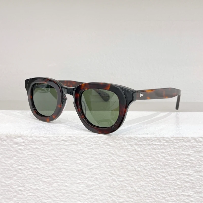 High Quality Acetate Sunglasses TELENA For Men Women Designer Brand Lemtosh Tortoise Frame Vintage Sun Glasses Gradient lens