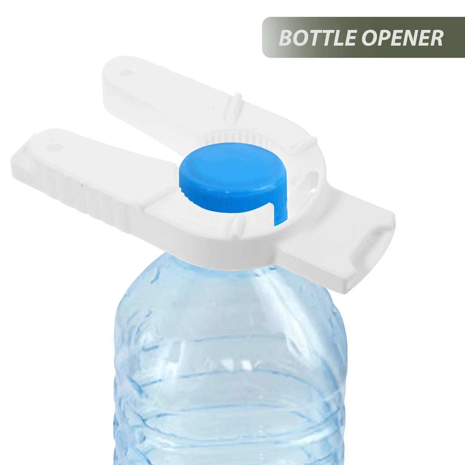 

2pcs Ergonomic Jar Grip Handle Can Bottle Opener Magnet Back Compact Portable Kitchen Gadgets For Seniors Arthritis Anti-Slip