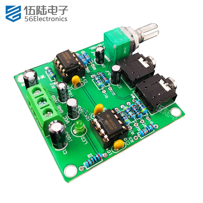 47 Classic Earphone Amplifier DIY Electronic Kit Preamplifier Circuit Board Welding Spare Parts Self Assembly and Soldering