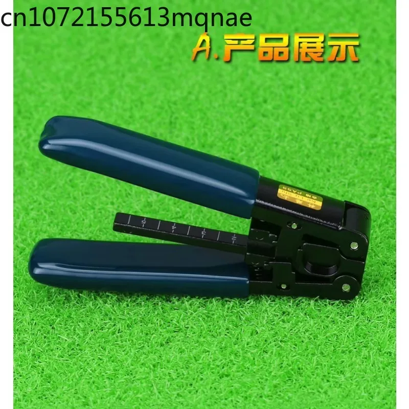 FTTH Fiber Optic Drop Cable Stripper Hand‑Operated Jacket Remover for FTTX Telecom Outside‑Plant Cable Construction