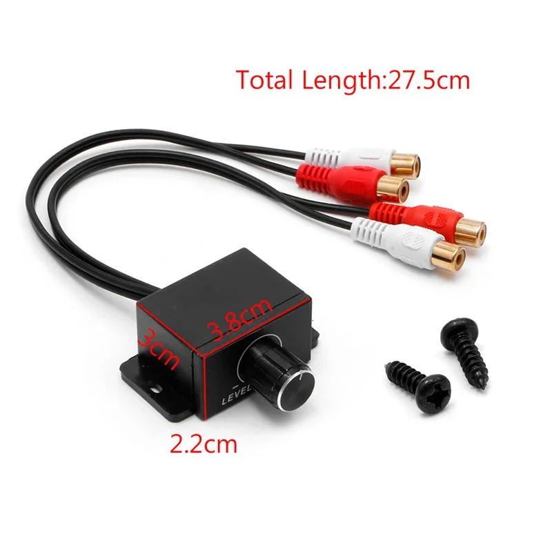 Car Audio Amplifier Bass RCA Level Remote Volume Control Knob LC-1 Universal Speakers  Powered Subwoofer