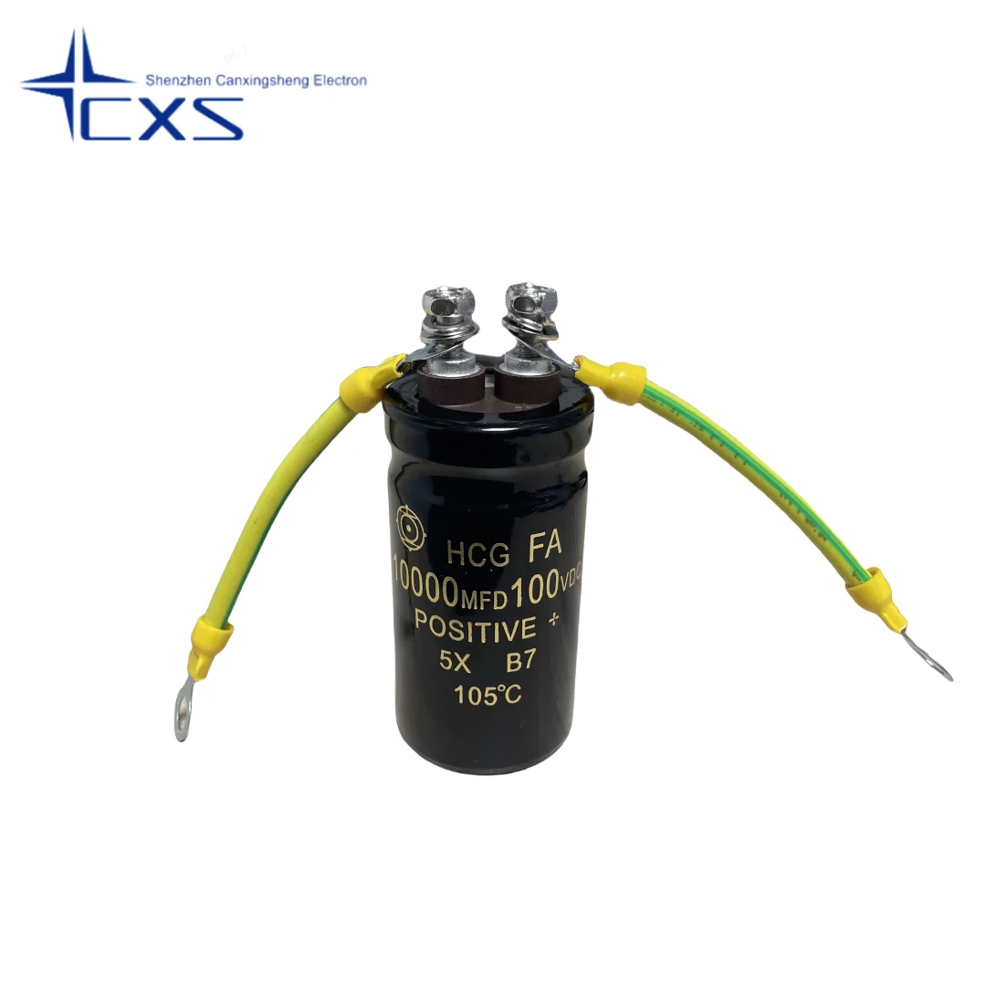 

100V10000UF size 35x75mm universal imported Hitachi DC electric vehicle special capacitor