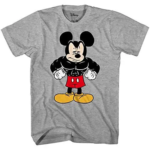 Het nieuwe Disney Mickey Cartoon Printing uit 2025 Gemakkelijk en comfortabel vrijetijdskatoenen T-shirt voor heren en dames met geld
