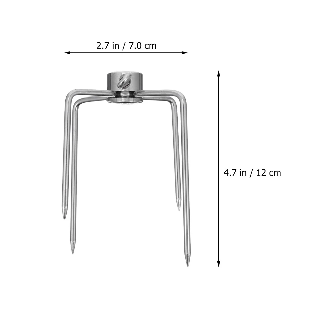 バーベキュー鉄串スティック、ユニバーサル回転スティック、バーベキューツール、バーベキューグリル、バーベキュー、肉フォーク、2個