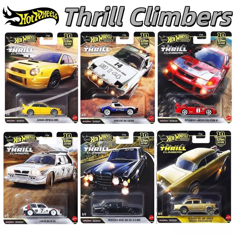 New Hot Wheels Premium Thrill Climbers FPY86 Subaru Porsche Lancer