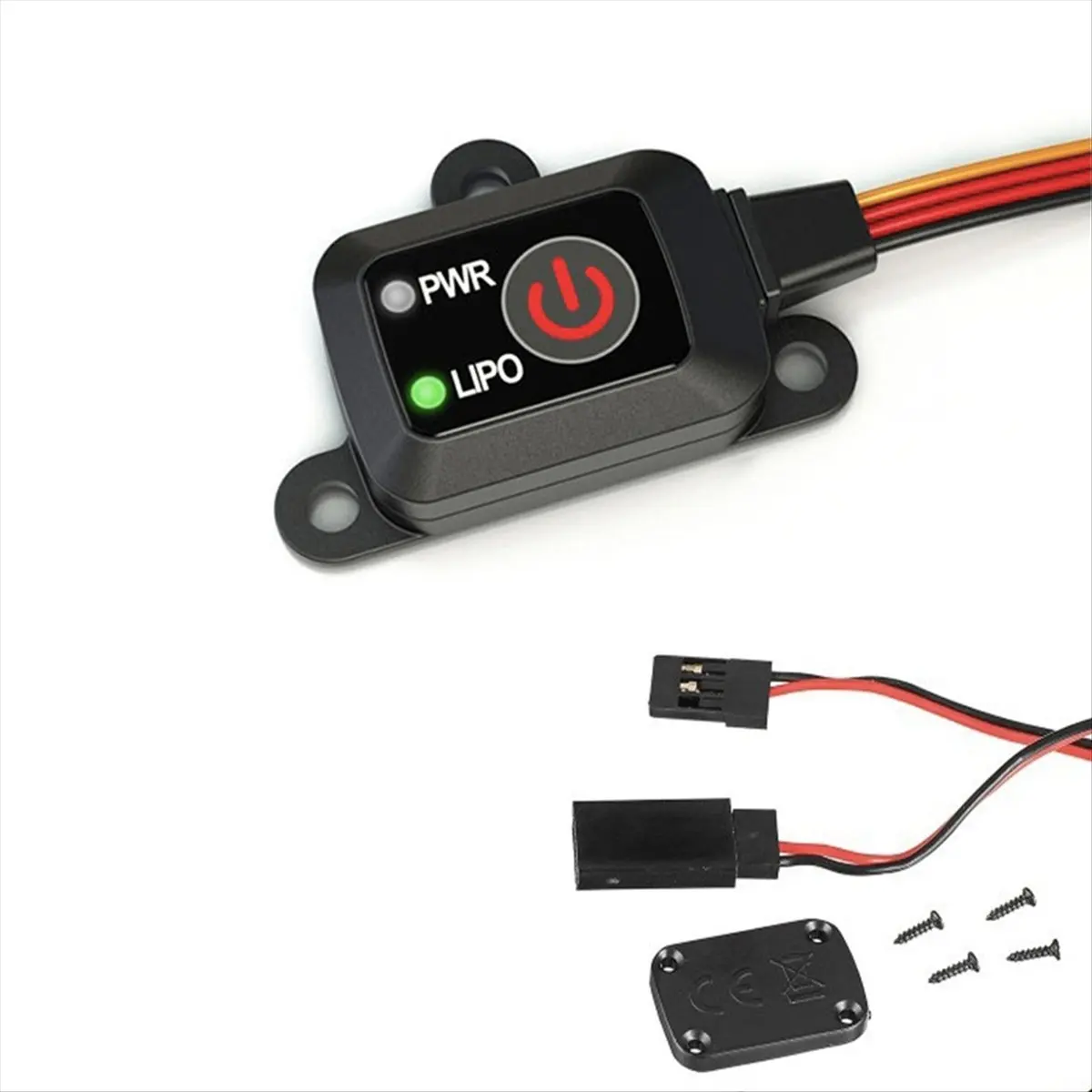 A40I Tiny Small MCU Controlled on/Off Battery Voltage Checked RC Power Switch for RC Car Plane Boat Lipo NIHM NIcad Batteries view 6