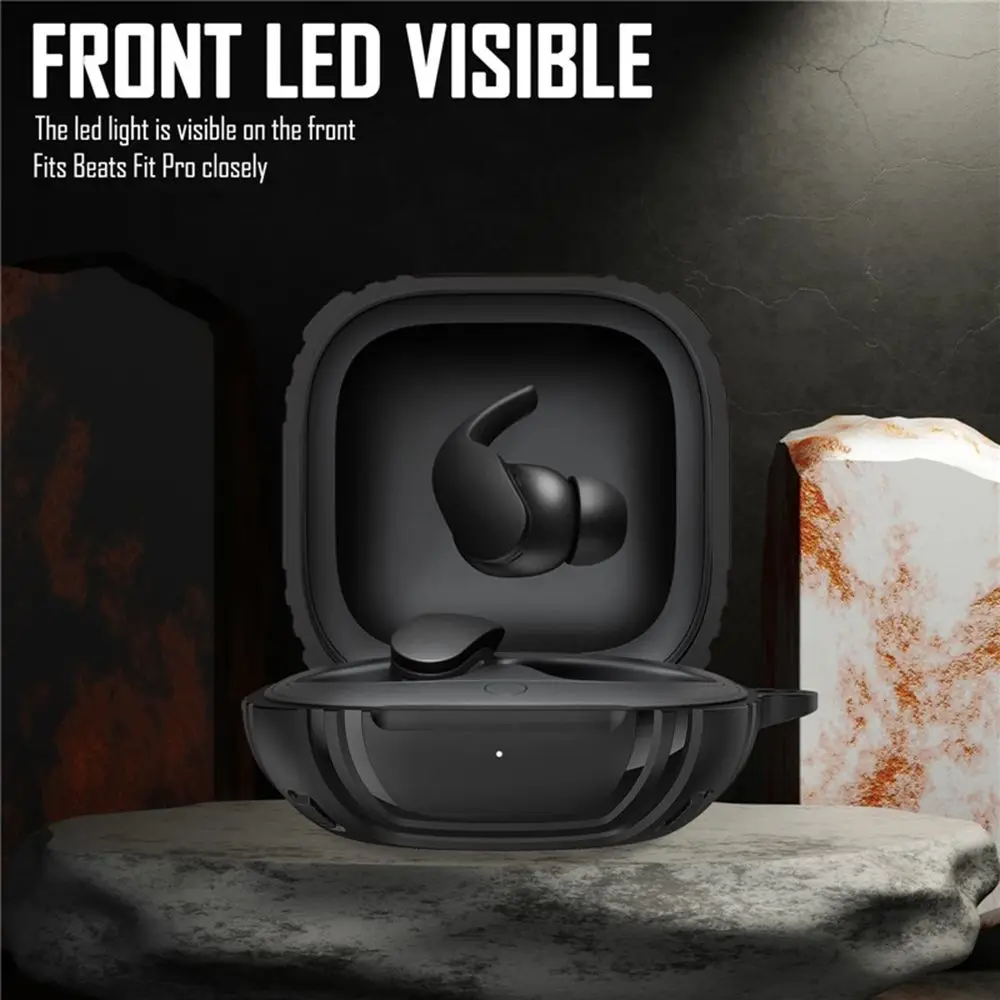 Portable Full Protection Shockproof Hard Shell TPU Earbuds Cover Case For Beats Fit Pro