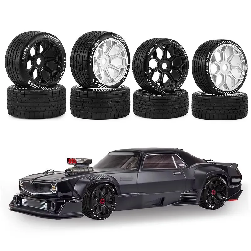 

Высокопроизводительные шины 1/7 GT D371 для ARRMA Felony FSR Mustang, комплект обновления гоночных колес на радиоуправлении из 4 предметов
