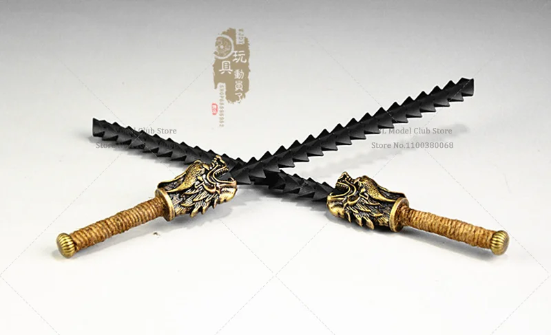 1/6 مقياس الذكور سلاح صغير اللعب السيف قواطع تشين تشيونغ العدالة الولاء محاكمة ل 12 بوصة عمل الشكل الجندي المشهد الدعائم