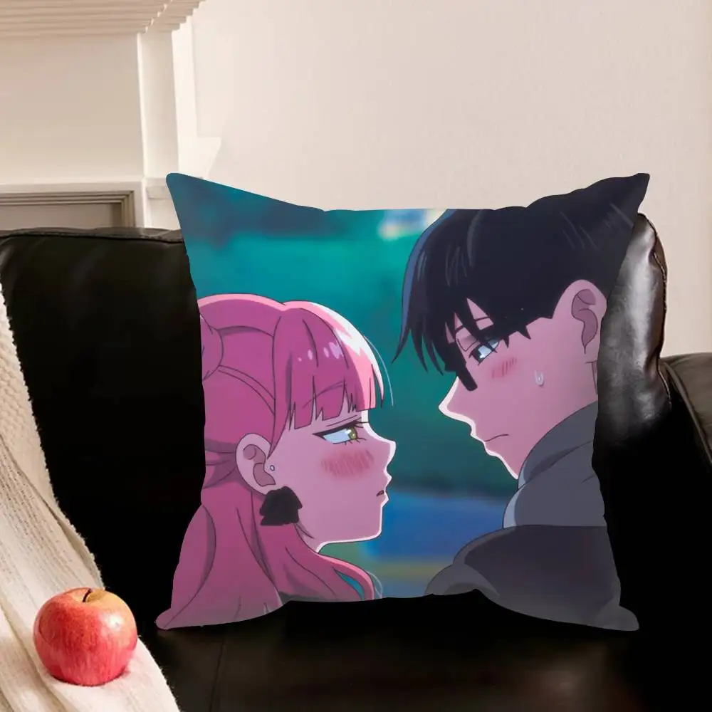 Y-You and I are Polar O-Opposites  Various Sizes Square Pillowcase For Car Home Bedchamber Decor