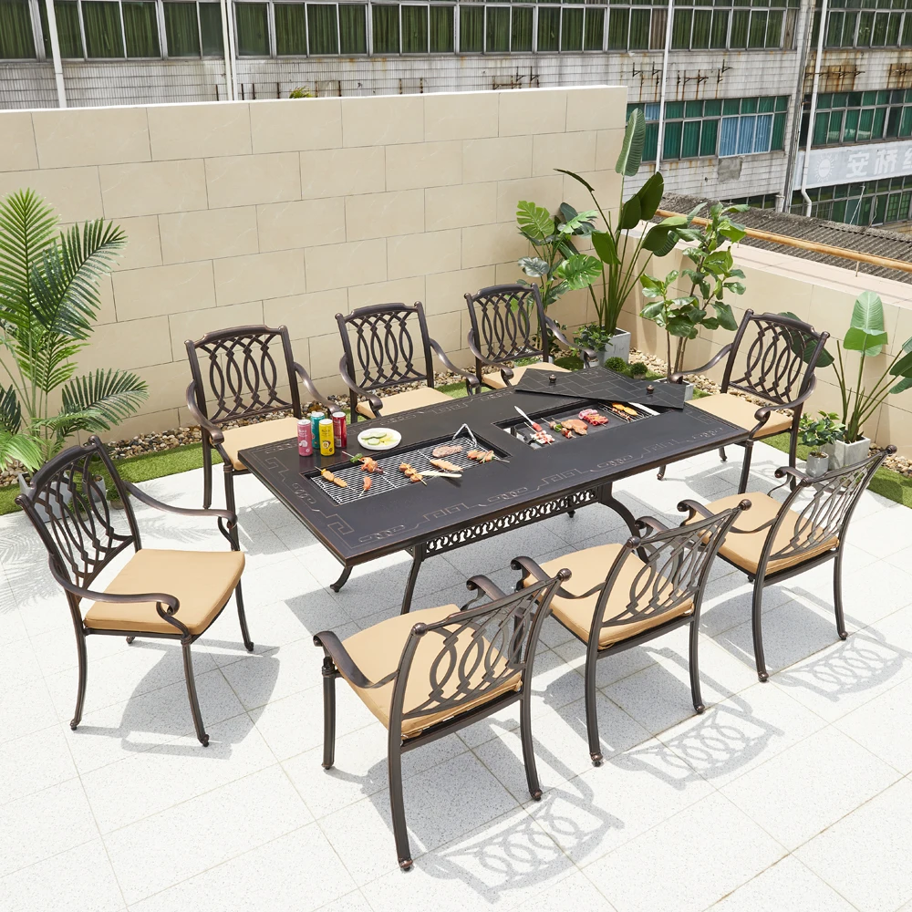 Modern Style Cast Aluminum Gar - Outdoor Furniture From China recension och pris