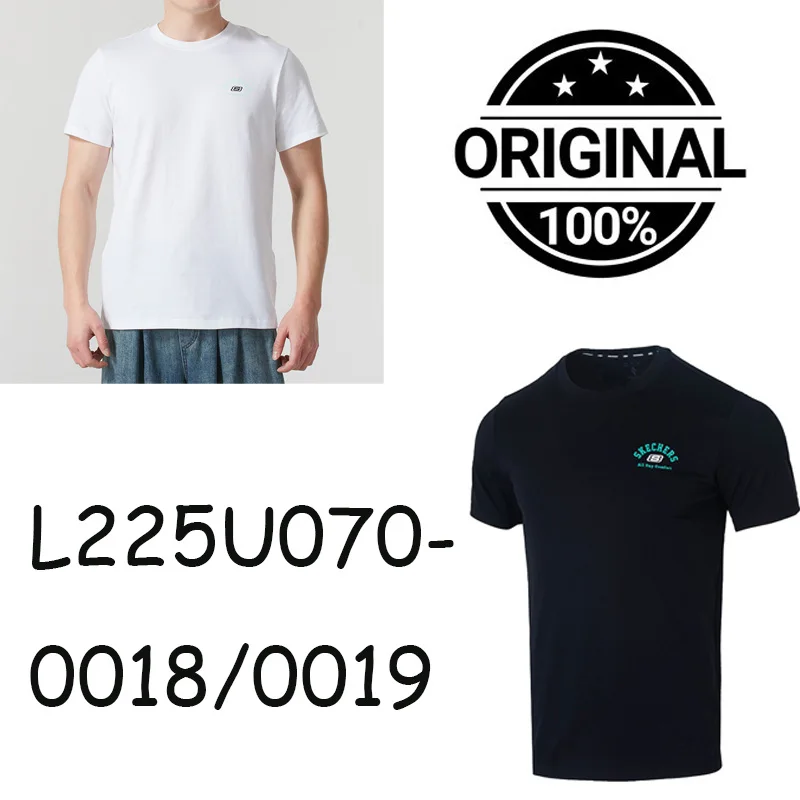 

Skechers Short Sleeve T Shirts L225U0700018/L225U0700019 Casual Crew Neck Tees