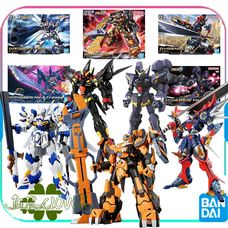 

BANDAI GUNDAM Original HG SUPER ROBOT WARS DYGENGUAR GUNLEON Anime Action Figure Assembly Model Toys Collectible Model Gifts