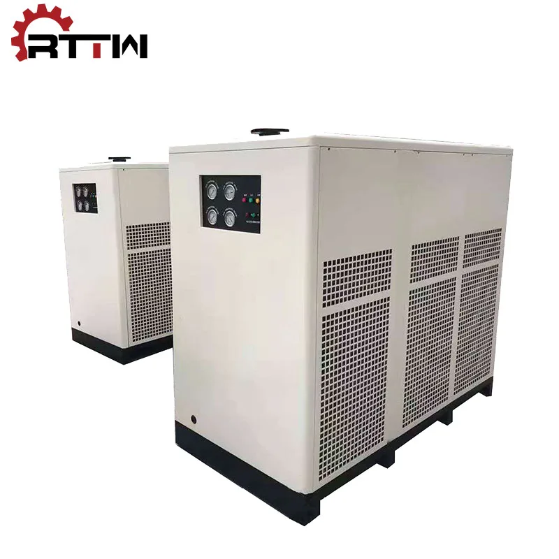 RTTW RC-75 75Hp 10.0M3/Min Air Dryer for Air Compressor R134A R22 R410 Refrigeration Compressed Air Dryer 220V 50Hz for Sale
