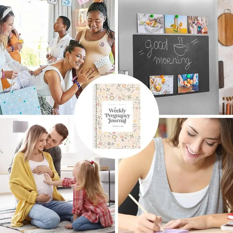 My Pregnancy Journal Weekly Pregnancy Organizer Pregnancy Journal Memories Book Expecting Moms Calendar Pregnancy Weekly Monthly